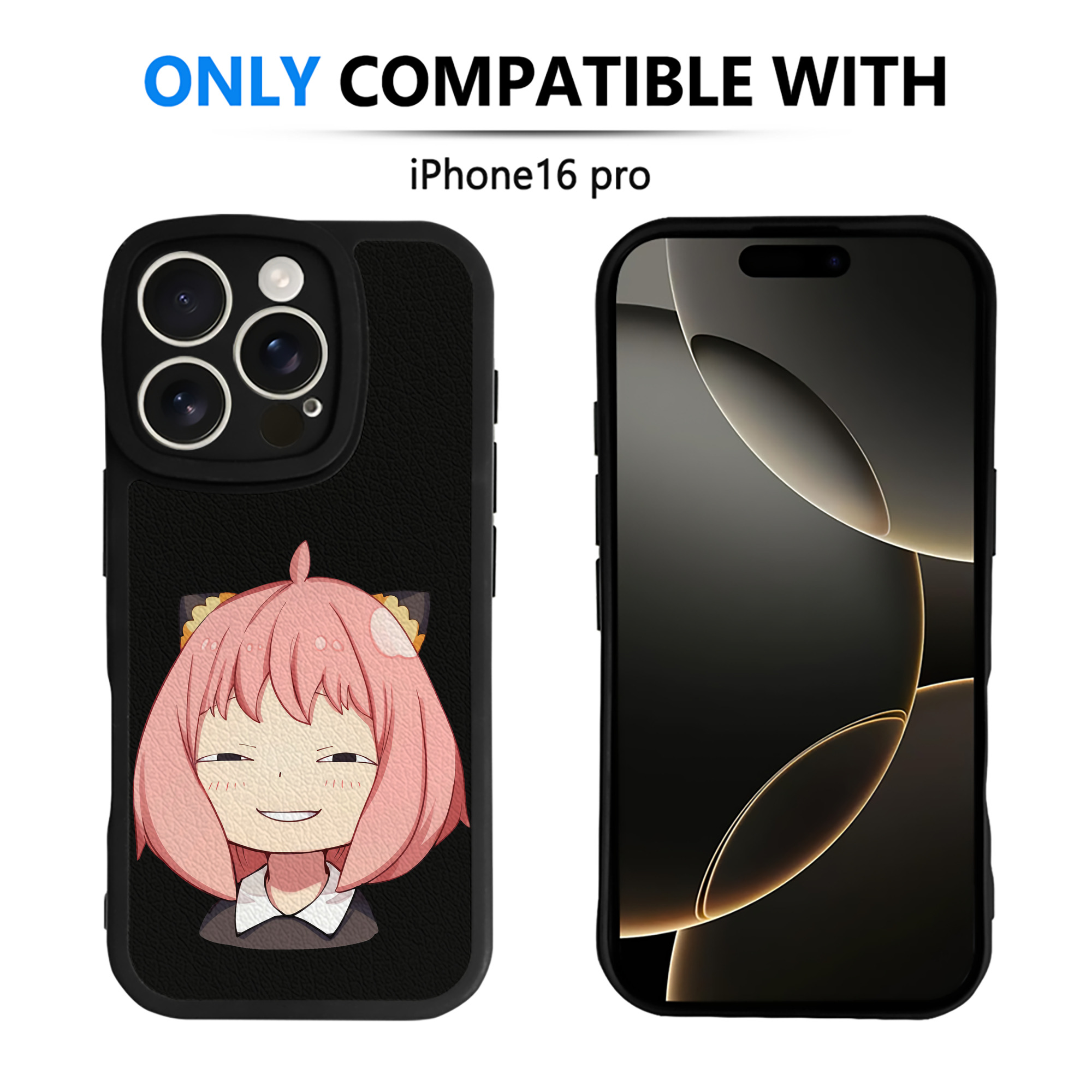 （画像用） SPY×FAMILY间谍家家酒 【iPhone 16シリーズ対応】シリコンスマホケース（レザー調） 材質：シリコン